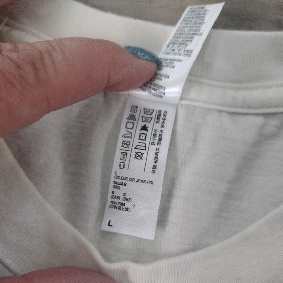 American Apparel Sustainable Edition "Be The Change" cream organic cotton tshirt - Picture 5 of 10